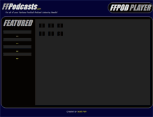 Tablet Screenshot of ffpodcasts.com